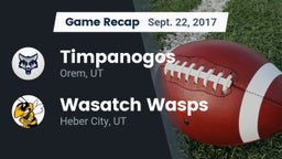 Recap: Timpanogos  vs. Wasatch Wasps 2017