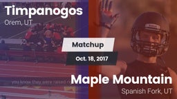 Matchup: Timpanogos vs. Maple Mountain  2017
