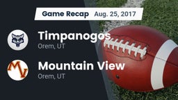 Recap: Timpanogos  vs. Mountain View  2017