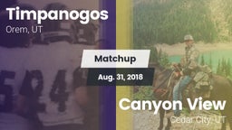 Matchup: Timpanogos vs. Canyon View  2018