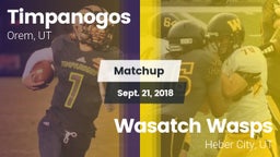 Matchup: Timpanogos vs. Wasatch Wasps 2018