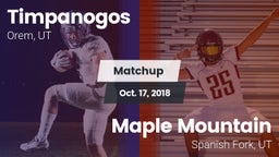 Matchup: Timpanogos vs. Maple Mountain  2018