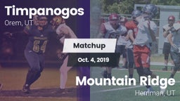Matchup: Timpanogos vs. Mountain Ridge  2019