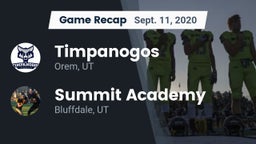 Recap: Timpanogos  vs. Summit Academy  2020