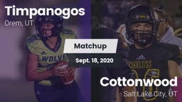 Matchup: Timpanogos vs. Cottonwood  2020