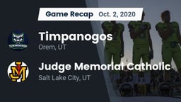 Recap: Timpanogos  vs. Judge Memorial Catholic  2020
