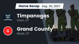 Recap: Timpanogos  vs. Grand County  2021
