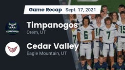 Recap: Timpanogos  vs. Cedar Valley  2021