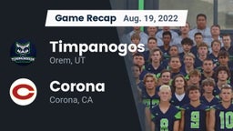 Recap: Timpanogos  vs. Corona  2022
