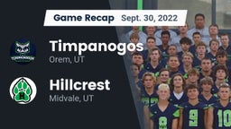 Recap: Timpanogos  vs. Hillcrest   2022