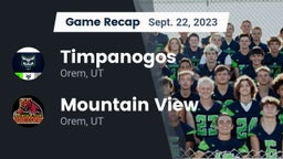 Recap: Timpanogos  vs. Mountain View  2023