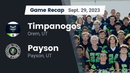 Recap: Timpanogos  vs. Payson  2023