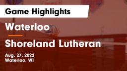 Waterloo  vs Shoreland Lutheran  Game Highlights - Aug. 27, 2022
