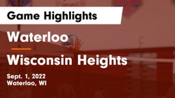 Waterloo  vs Wisconsin Heights  Game Highlights - Sept. 1, 2022
