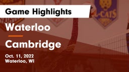 Waterloo  vs Cambridge Game Highlights - Oct. 11, 2022