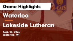 Waterloo  vs Lakeside Lutheran  Game Highlights - Aug. 25, 2023
