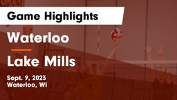 Waterloo  vs Lake Mills  Game Highlights - Sept. 9, 2023