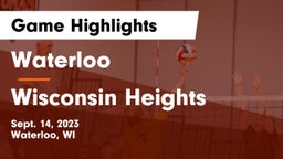 Waterloo  vs Wisconsin Heights  Game Highlights - Sept. 14, 2023