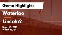 Waterloo  vs Lincoln2 Game Highlights - Sept. 16, 2023