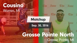 Matchup: Cousino vs. Grosse Pointe North  2016