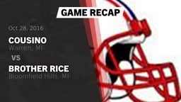 Recap: Cousino  vs. Brother Rice  2016