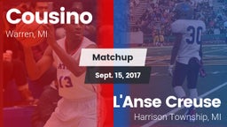 Matchup: Cousino vs. L'Anse Creuse  2017