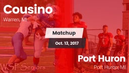 Matchup: Cousino vs. Port Huron  2017