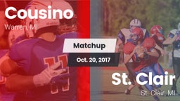 Matchup: Cousino vs. St. Clair  2017