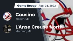 Recap: Cousino  vs. L'Anse Creuse North  2023