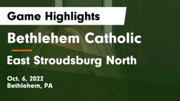 Bethlehem Catholic  vs East Stroudsburg North Game Highlights - Oct. 6, 2022