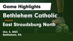 Bethlehem Catholic  vs East Stroudsburg  North Game Highlights - Oct. 5, 2023