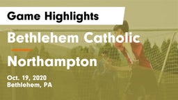 Bethlehem Catholic  vs Northampton  Game Highlights - Oct. 19, 2020