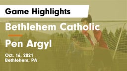 Bethlehem Catholic  vs Pen Argyl Game Highlights - Oct. 16, 2021