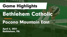 Bethlehem Catholic  vs Pocono Mountain East  Game Highlights - April 6, 2021