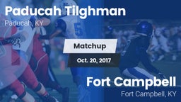 Matchup: Paducah Tilghman vs. Fort Campbell  2017