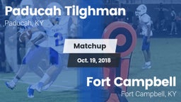 Matchup: Paducah Tilghman vs. Fort Campbell  2018