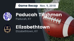 Recap: Paducah Tilghman  vs. Elizabethtown  2018