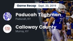 Recap: Paducah Tilghman  vs. Calloway County  2019