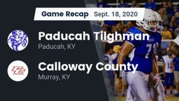 Recap: Paducah Tilghman  vs. Calloway County  2020