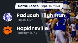 Recap: Paducah Tilghman  vs. Hopkinsville  2023