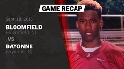 Recap: Bloomfield  vs. Bayonne  2015