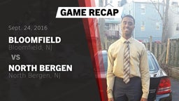 Recap: Bloomfield  vs. North Bergen  2016