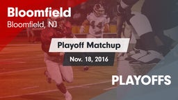 Matchup: Bloomfield vs. PLAYOFFS 2016