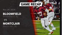 Recap: Bloomfield  vs. Montclair  2016