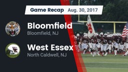 Recap: Bloomfield  vs. West Essex  2017