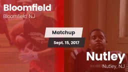 Matchup: Bloomfield vs. Nutley  2017