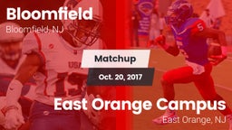 Matchup: Bloomfield vs. East Orange Campus  2017