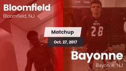 Matchup: Bloomfield vs. Bayonne  2017