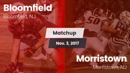 Matchup: Bloomfield vs. Morristown  2017