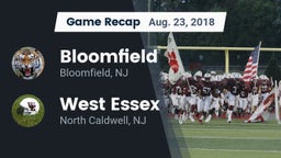 Recap: Bloomfield  vs. West Essex  2018